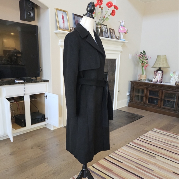 Antonio Melani black coat 51% wool rn 589098 8 - Picture 11 of 14